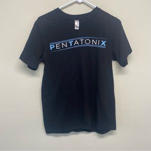 Pentatonix Logo Concert Band T-shirt Black Small